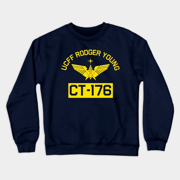 Rodger Young CT-176 Crewneck Sweatshirt by PopCultureShirts